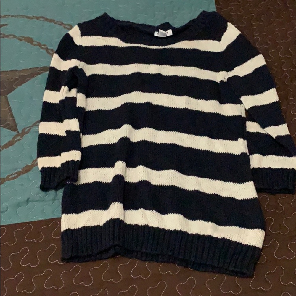 Striped Old Navy sweater
